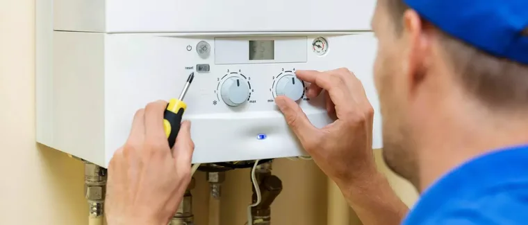 Servis a uvedení nástěnného plynového kotle do provozu